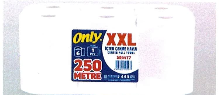 ONLY XXL İÇTEN ÇEKME HAVLU 250 METRE